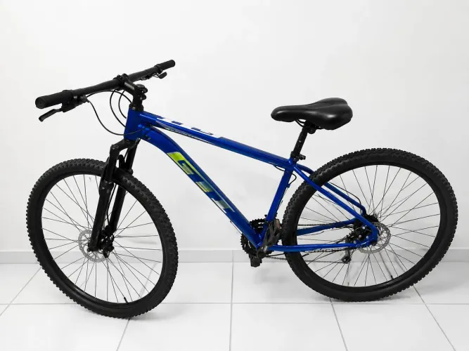 Bike gti roma chroma freio a disco + suspensão muito conservada pronta para andar