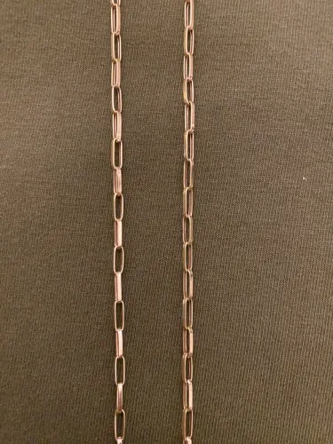 Corrente modelo Cartier em ouro 18k , linda e nova 