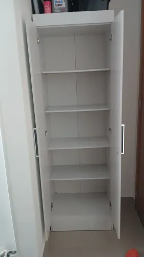 Armário Multiuso 2 Portas New 2000192 Branco Tx - Aramóveis<br>Valor 150,00