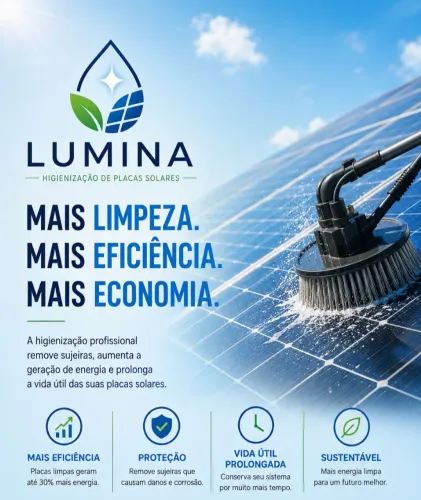 Higienizando de Placas Solares ?