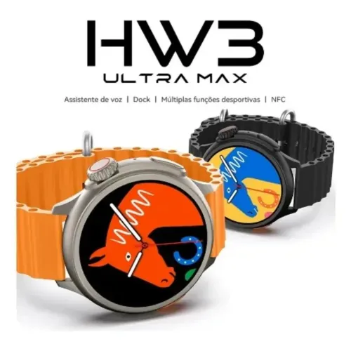 Relogio HW Ultra Max 3 smartwatch 
