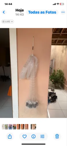 Tarrafa pra pesca zero 16 palmos malha 7/8