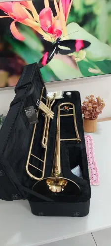 Trombone Harmonics Sib Novo - Garantia de Fábrica!