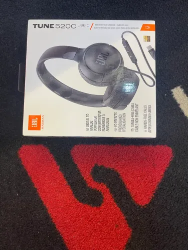 Original fone JBL tune 520c usbc preto