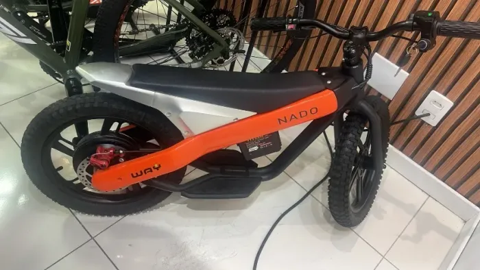 Bike Elétrica Nado Shark Infantojuvenil 300w Bateria Lítio