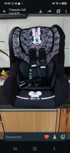 Cadeira de carro Disney Minnie