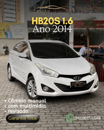 Hyundai HB20S Premium 1.6 Flex 16V Mec. 4P 2014