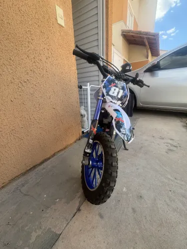Mini Moto Cross Infantil 49cc - 2 Tempos (Gasolina) | Conservada