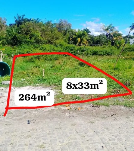 Terreno na ilha, conceição de Salinas