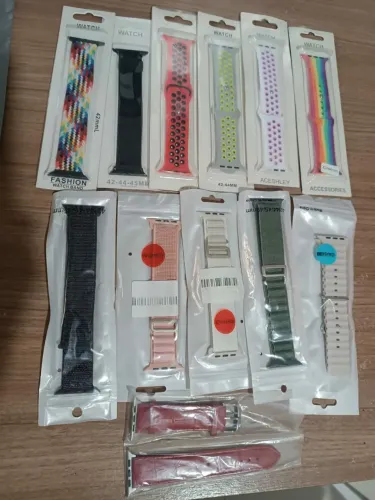 Kit pulseiras smartwatch 45mm 12 unidades 