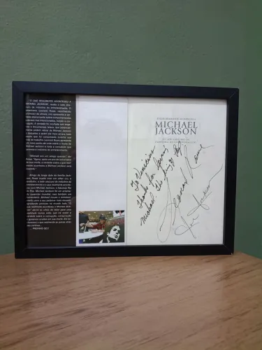 Autógrafo Joe Jackson (Pai de Michael Jackson)