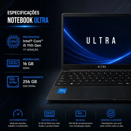 Vendo notebook slim multi Ultra I5 11th |16gb ram | 256 gb ssd nvme |