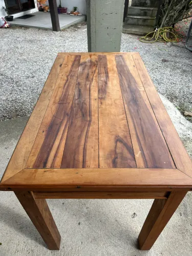 Mesa madeira demolição 