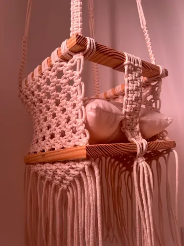 Balanço em macrame 