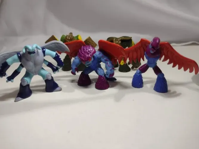 Gormiti Original - Lote com 5 Miniaturas Colecionáveis Giochi Preziosi - Vintage