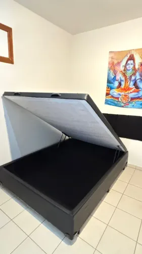 Base Cama box baú casal