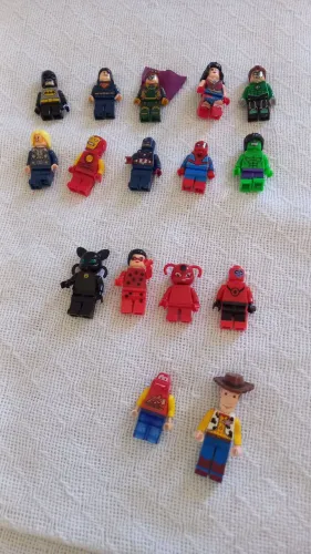 Kit 11 Bonecos Lego bloco de montar