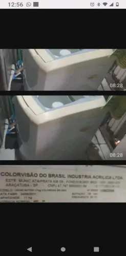 Máquina de lavar Colormaq usada não está centrifugando