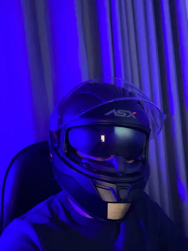 Capacete ASX | Óculos solar interno retrátil