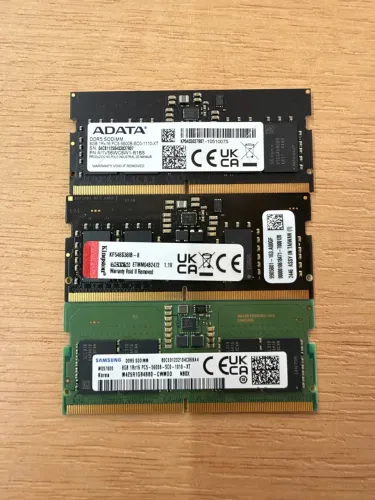 Memoria Ram DDR5 8GB Notebook - Adata Kingston Samsung