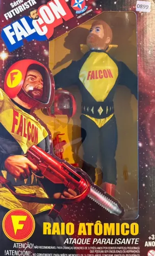 Boneco Falcon Futurista Espacial Raio Atômico LACRADO