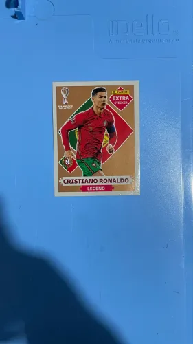 Figurinha Cristiano Ronaldo Legend Extra Sticker Copa 2022