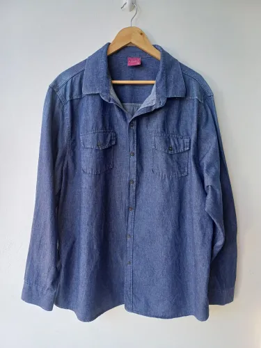 Camisa jeans tam g1