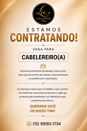Estamos selecionando Cabelereiros 