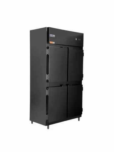 Mini câmara fria Freelux 700L Preta 4 portas