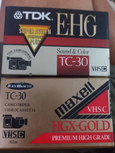 3 fitas vhs para filmadora lagrada