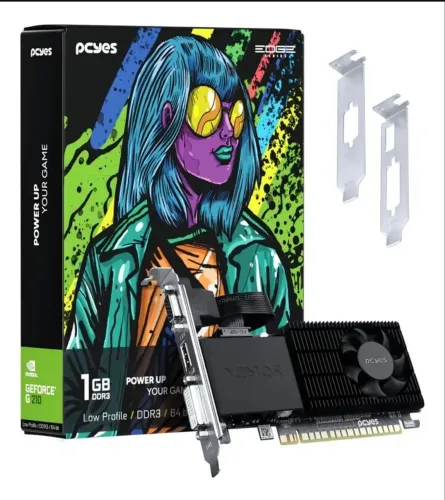 Placa de Vídeo Geforce G210 1GB DDR3