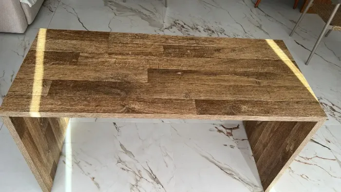 Mesa retangular rústica 