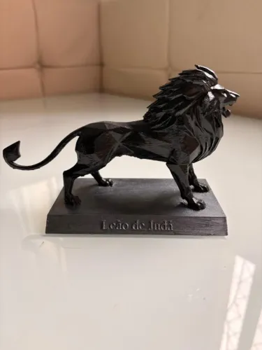 Decoração de mesa Leão de Judá 3D