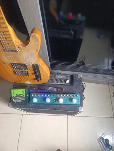 Kit completo guitar amp pedaleiras e plug transmissor 5g