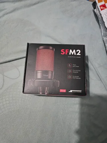 Microfone condensador fifine sfm2 RGB novo