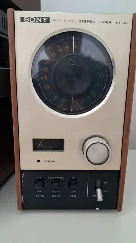 Stereo Turner Sony St 88 Receptor Am/Fm anos 1970