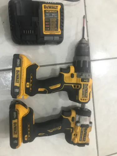 Parafusadeira furadeira elétrica 20v dewalt