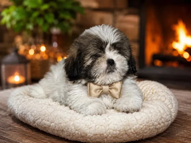 Lindo filhote de shih tzu macho 