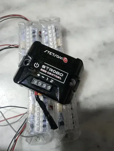 Strobo Stetsom Led Rgb Automotivo Bluetooth Com App Rítmico