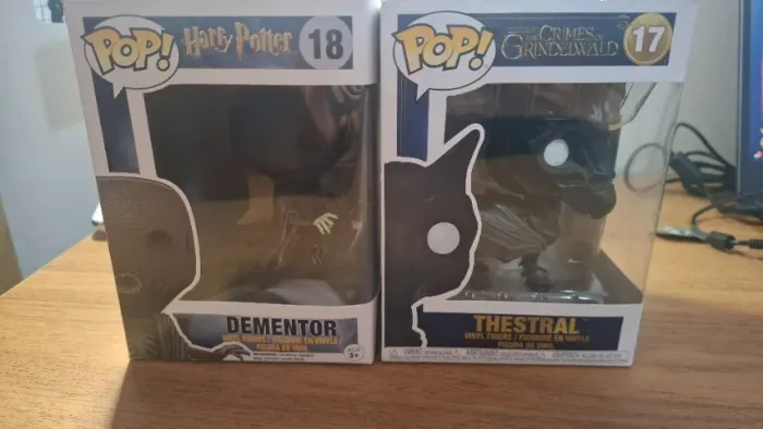 Kit Criaturas de Harry Potter Thestral e Dementador Funko Pop