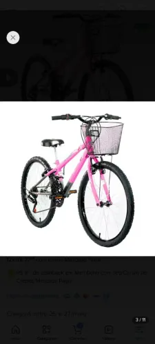 Bicicleta feminina aro 24