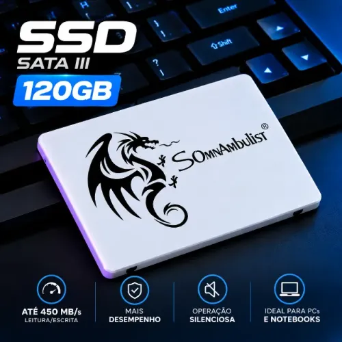 # SSD Novo 120GB Lacrado | Win11 ou 10 +Office