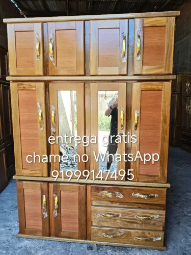 Guarda roupa de casal 4 portas novo frete grátis.