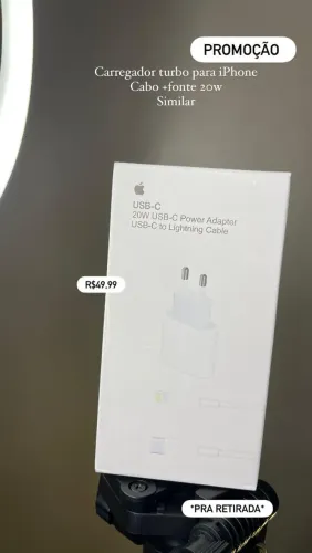 Carregador TURBO pra iPhone