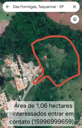 Chácara no bairro das formigas Taquarivai