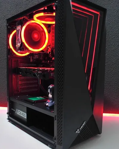 PC Gamer I5 4570, RX 570 4GB, 16GB RAM, SSD 240GB, H81, Gabinete Mavint RGB