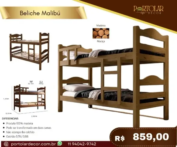 Beliche Malibu, a pronta entrega