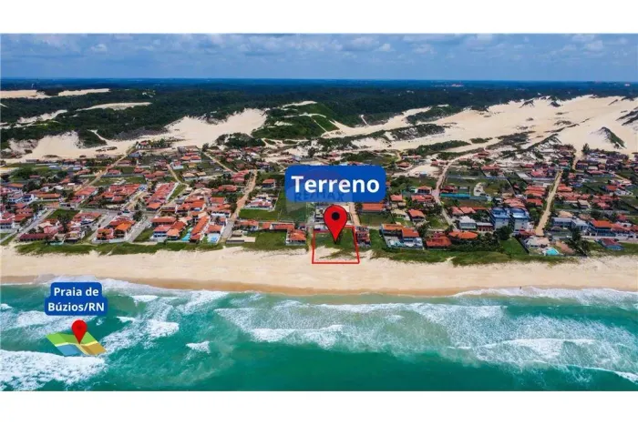 Vende-se: Terreno à Beira-Mar na Praia de Búzios  1.311m²