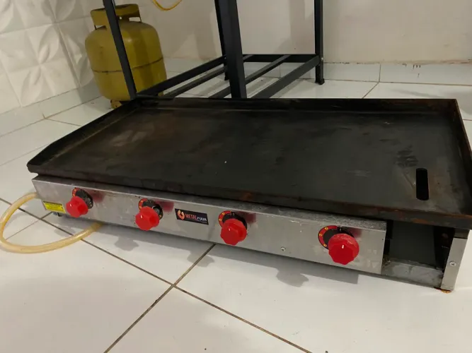 Chapa do lanche 100x50 industrial