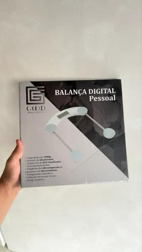 Balança Digital De Vidro Good Deals Até 180kg Portatil Corporal
